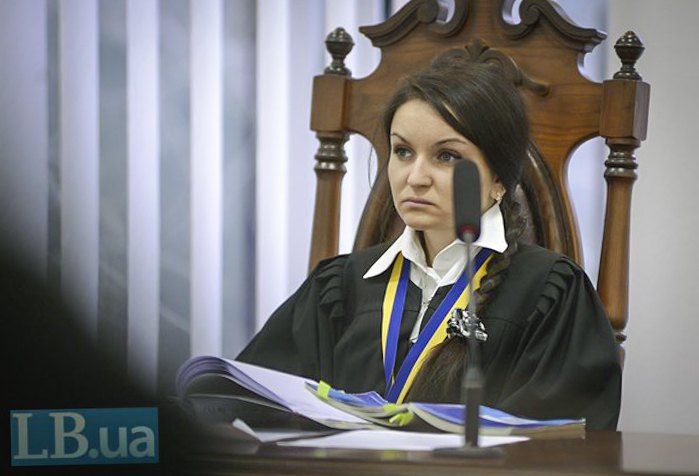 Фото: Макс Левін / Царевич під час суду над учасниками протестів у Межигір'ї