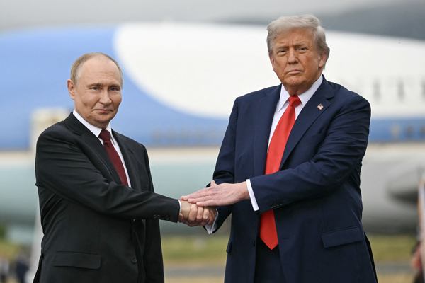 Путін та Дональд Трамп, Аляска, 2025 рік / Getty Images