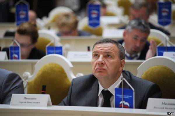 Сергей Никешин на заседании Законодательного собрания Санкт-Петербурга