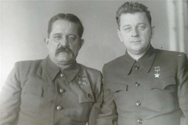 Федоров А.Ф. и Дружинин В.Н. (послевоенное фото)