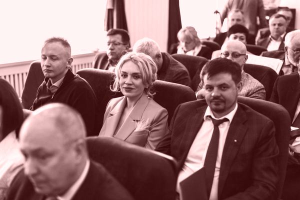 Березень, 2023 р. Голова юридичної фірми «Горецький та партнери» у колі глав господарських судів України на форумі у Львові. Фото: femida.ua