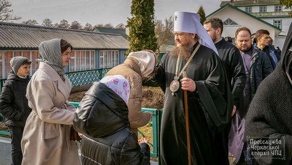 Глава Черкаської Єпархії УПЦ Феодосій (Снігурів). Фото: пресслужба Черкаської єпархії