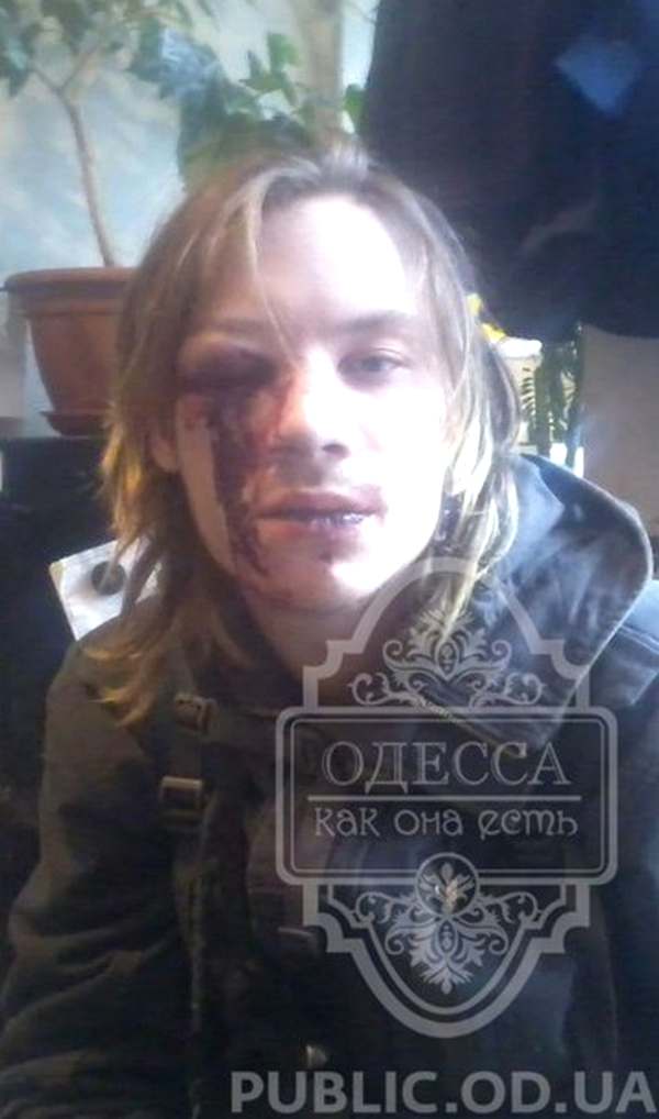 Драка на Соборной площади в Одессе