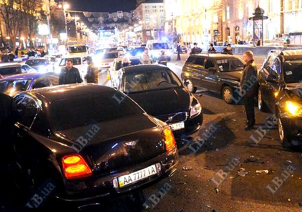 «Мажорное» ДТП на Хрещатике