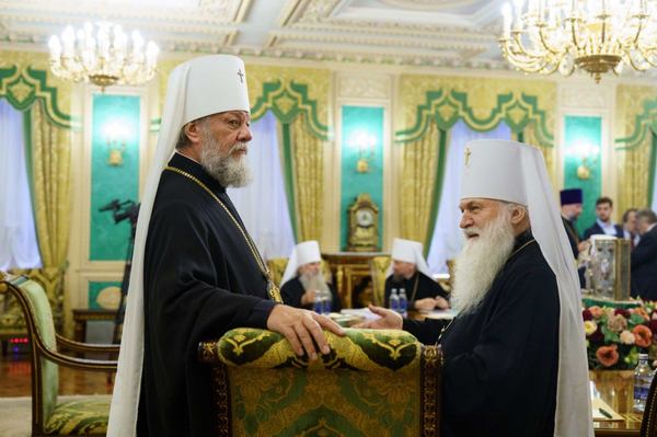 Митрополит Владімір Кантарян в Москві на засіданні Синоду РПЦ в липні 2025 р. / Джерело фото: Фото із сайту РПЦ.