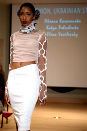 Показ одежды Караванской в Нью-Йорке