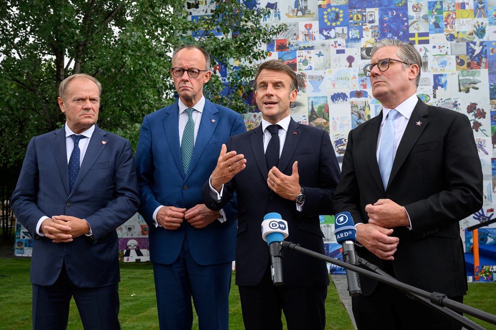 Таск, Мерц, Маркон і Стармер / Reuters