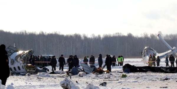 МЕСТО ПАДЕНИЯ САМОЛЕТА ПОД ТЮМЕНЬЮ