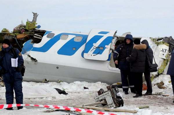 МЕСТО ПАДЕНИЯ САМОЛЕТА ПОД ТЮМЕНЬЮ